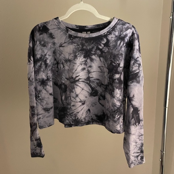 Zella Tops - Z by Zella Boxy Long Sleeve Tie dye